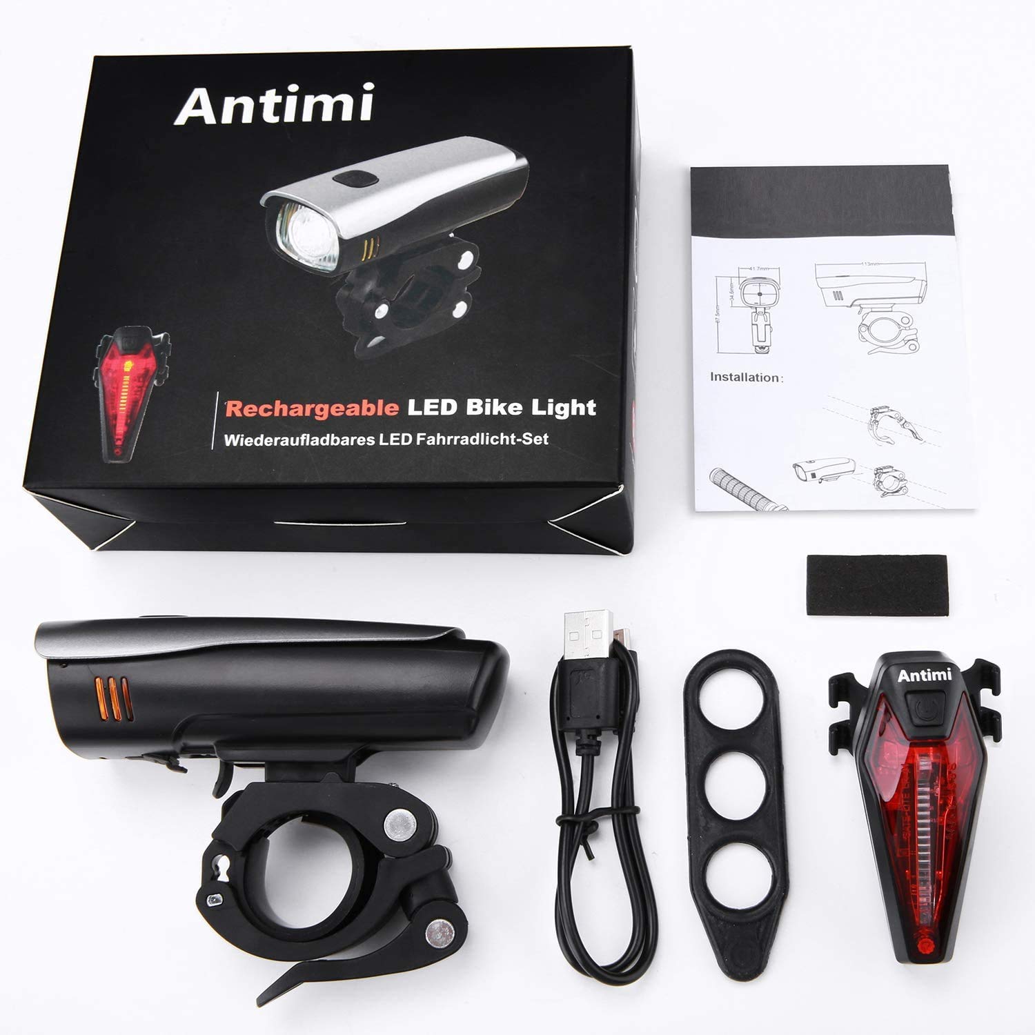 ANTIMI LED Bike Light