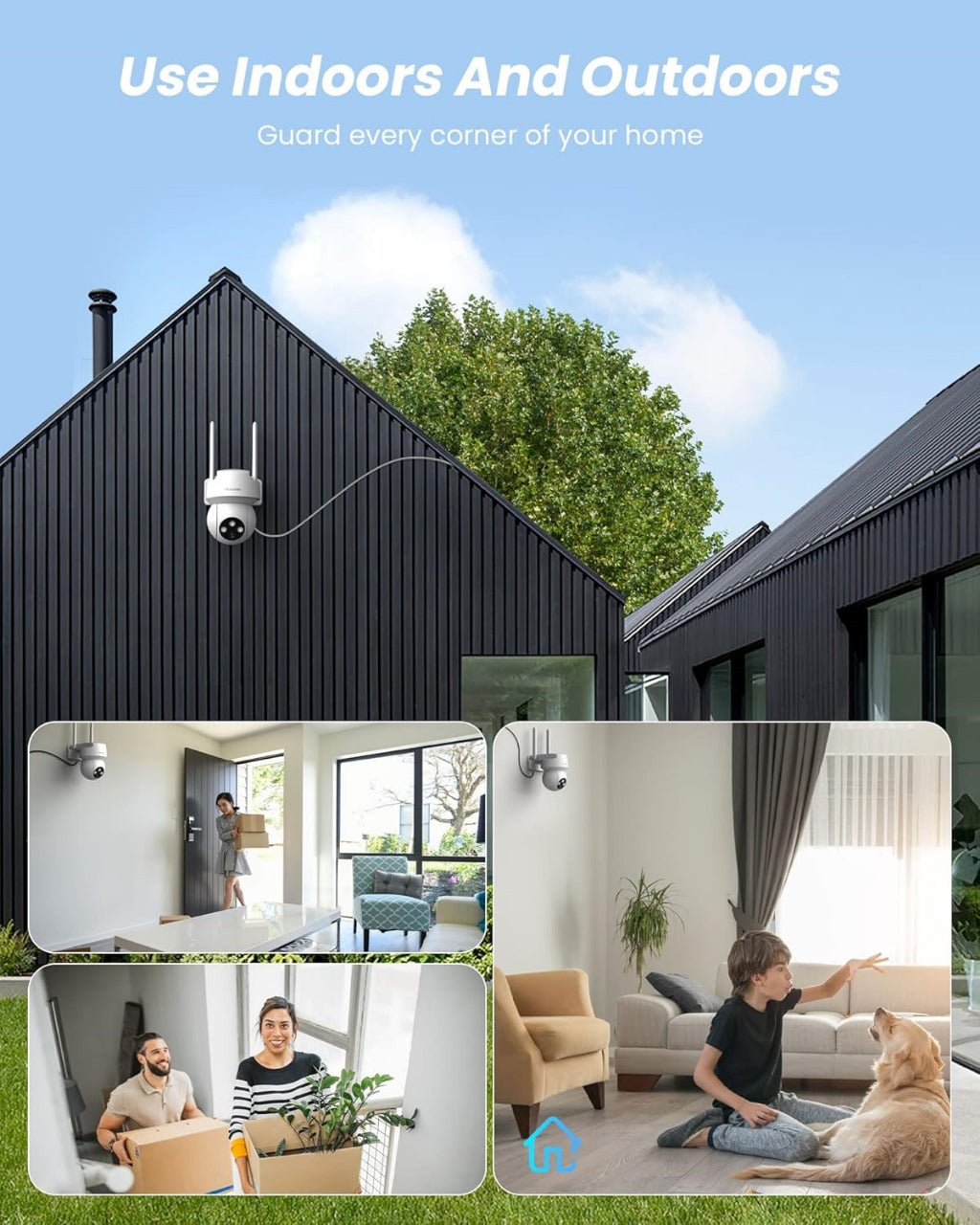 TOAIOHO Security Camera Outdoor