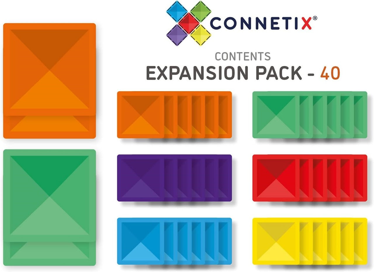 Connetix 40 Piece Expansion Pack