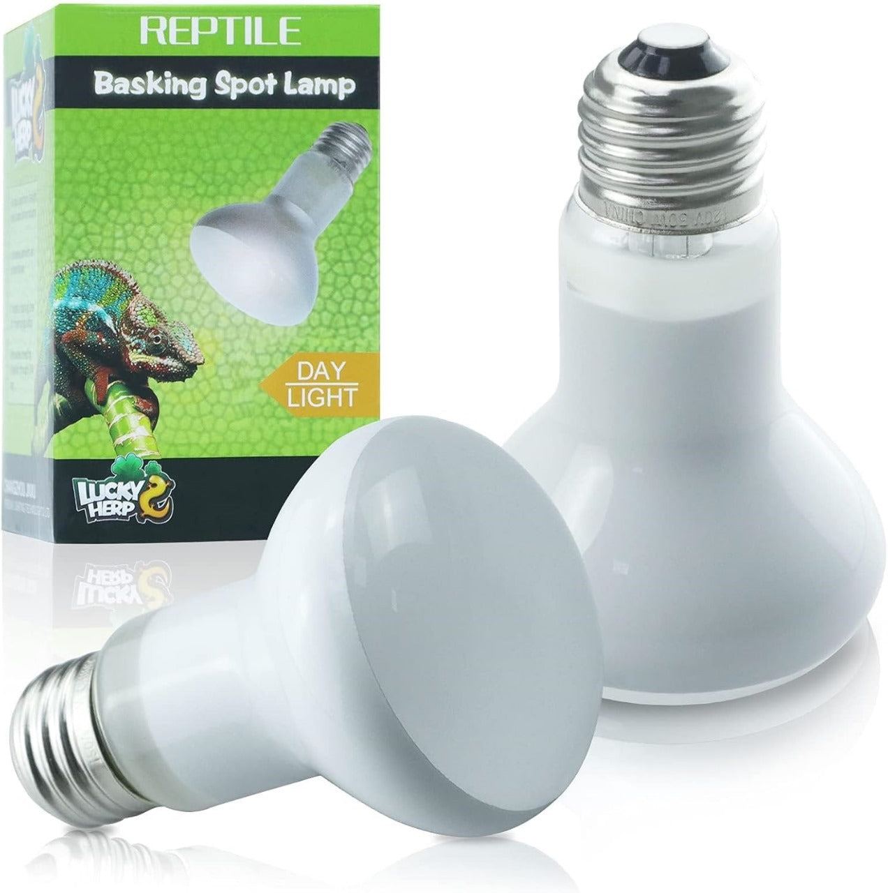 2 Pack 50W Reptile Heat Bulb, Basking Spot Heat Lamp for Reptiles, Amphibian, , Dog Heating Use